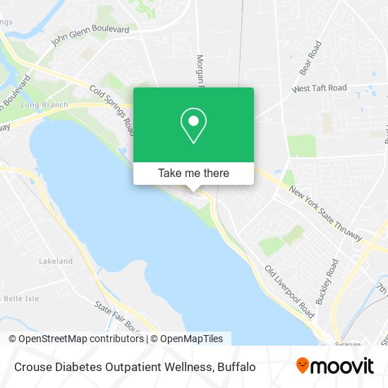 Crouse Diabetes Outpatient Wellness map