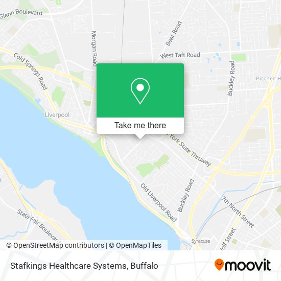 Stafkings Healthcare Systems map