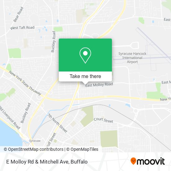E Molloy Rd & Mitchell Ave map