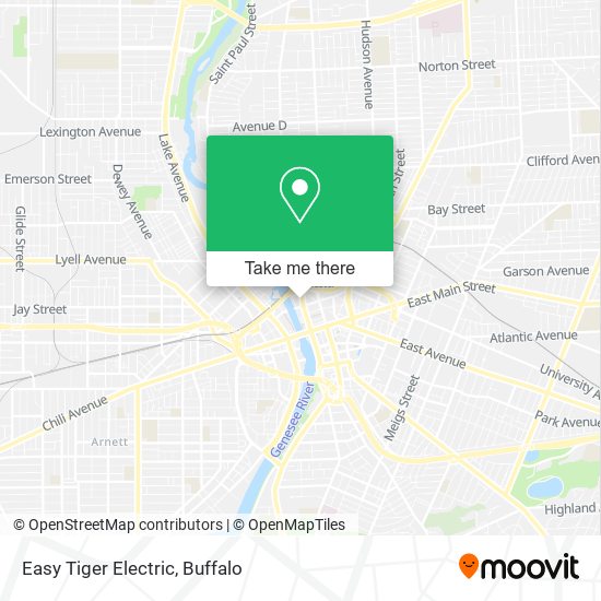 Easy Tiger Electric map