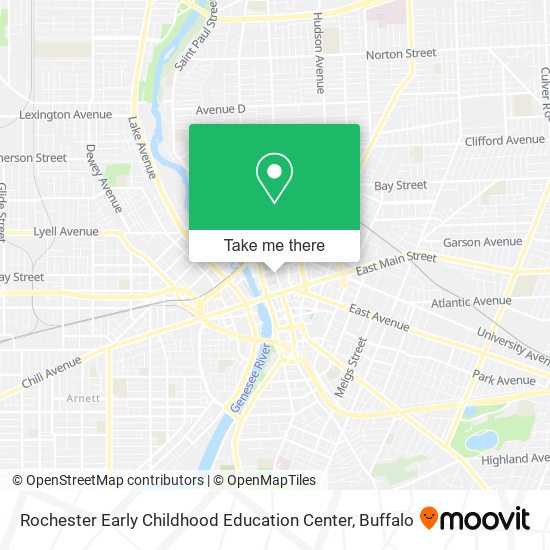 Rochester Early Childhood Education Center map