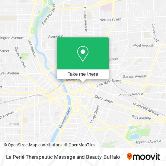 La Perlé Therapeutic Massage and Beauty map