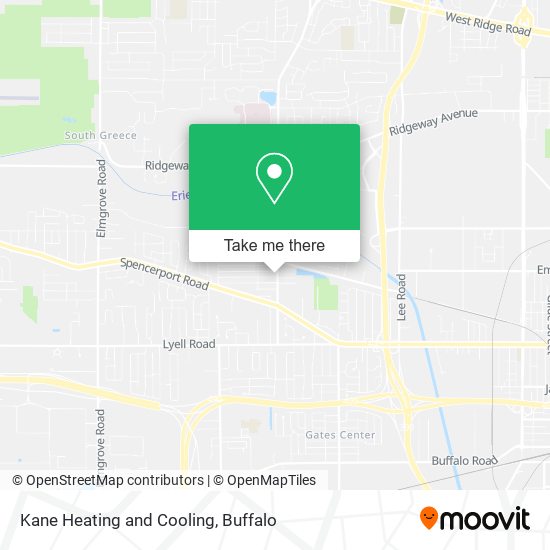 Kane Heating and Cooling map