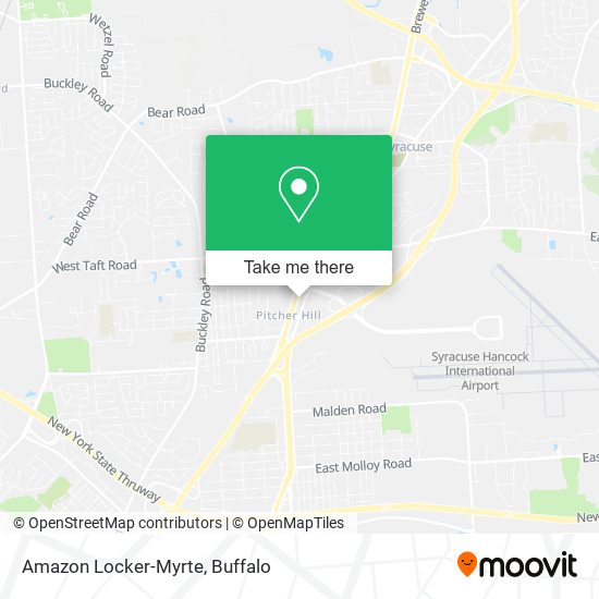 Mapa de Amazon Locker-Myrte