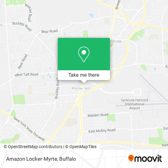 Amazon Locker-Myrte map