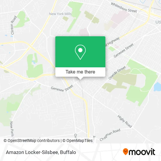 Mapa de Amazon Locker-Silsbee