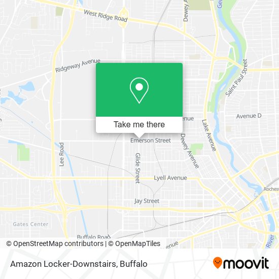 Amazon Locker-Downstairs map