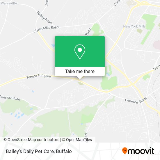 Bailey's Daily Pet Care map