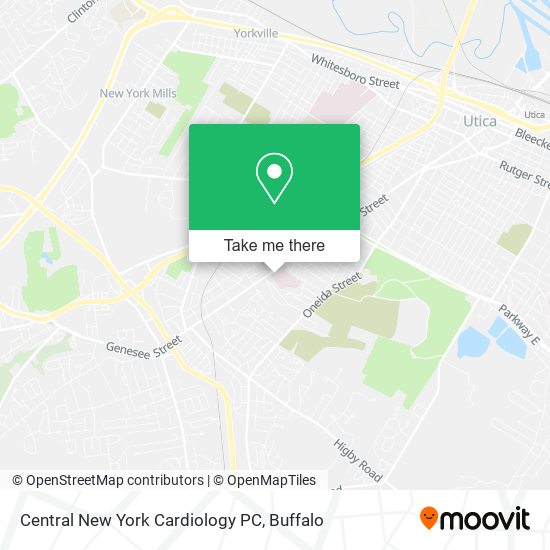 Mapa de Central New York Cardiology PC