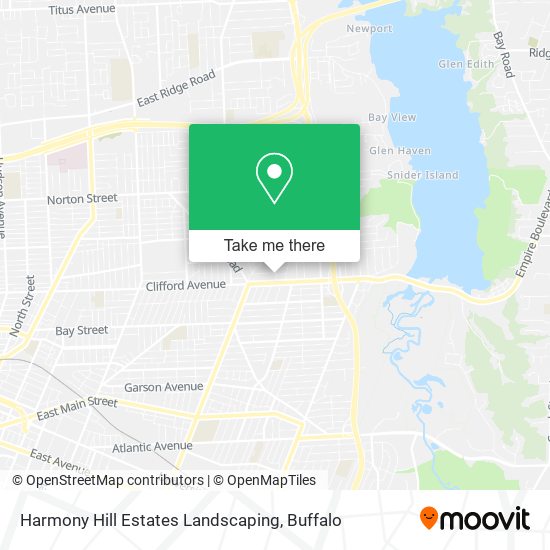 Harmony Hill Estates Landscaping map