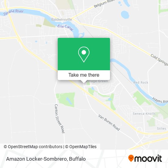 Amazon Locker-Sombrero map