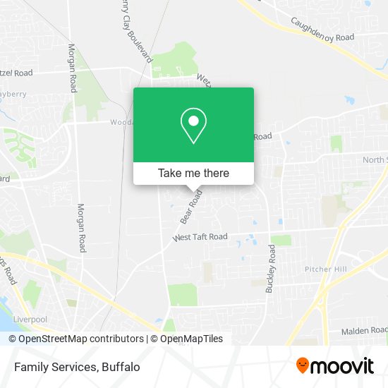 Family Services map