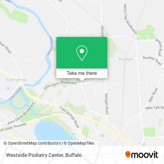 Mapa de Westside Podiatry Center