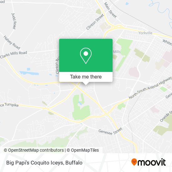 Big Papi's Coquito Iceys map