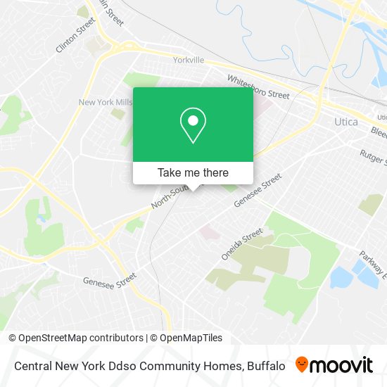Central New York Ddso Community Homes map