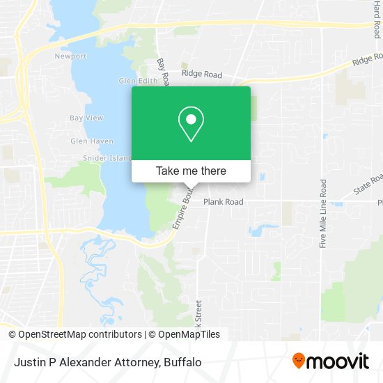 Mapa de Justin P Alexander Attorney