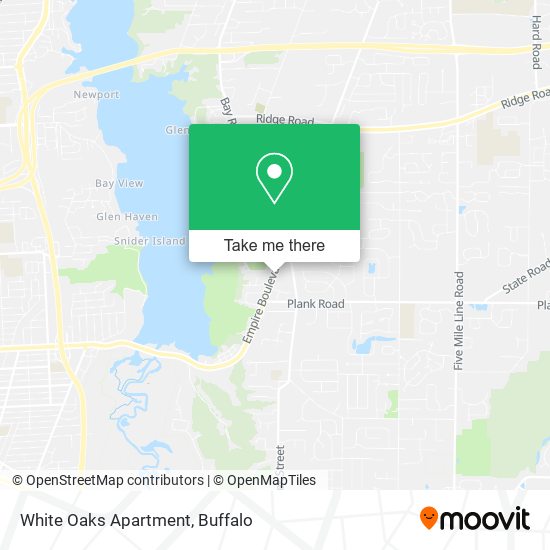 White Oaks Apartment map