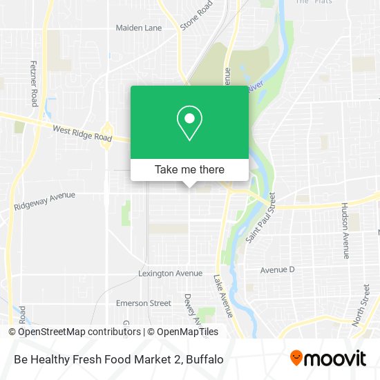 Be Healthy Fresh Food Market 2 map