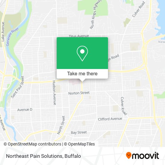 Northeast Pain Solutions map
