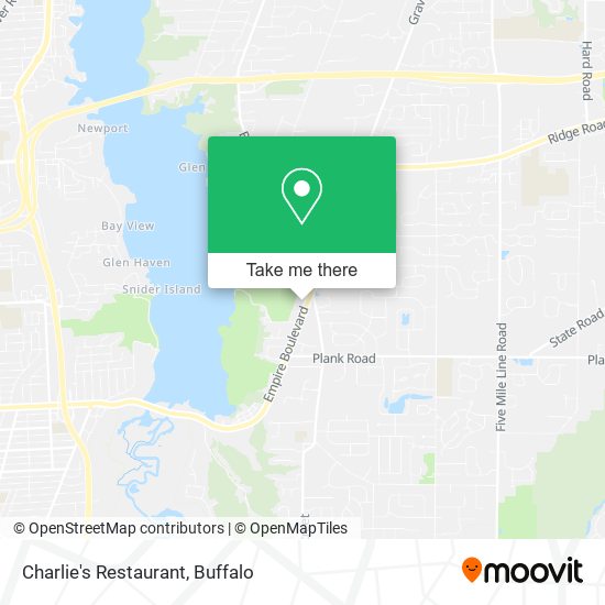 Mapa de Charlie's Restaurant