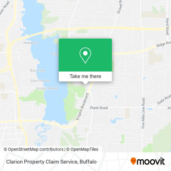 Mapa de Clarion Property Claim Service