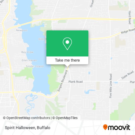 Mapa de Spirit Halloween