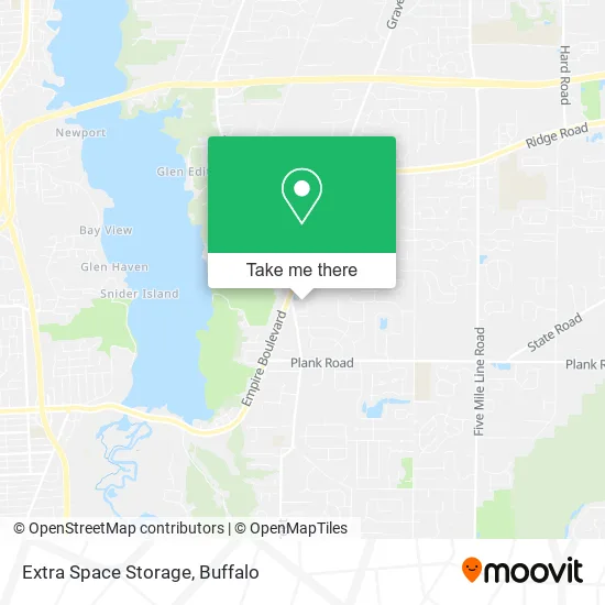 Extra Space Storage map