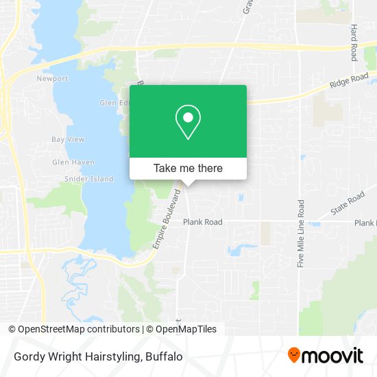 Gordy Wright Hairstyling map