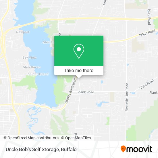 Uncle Bob's Self Storage map