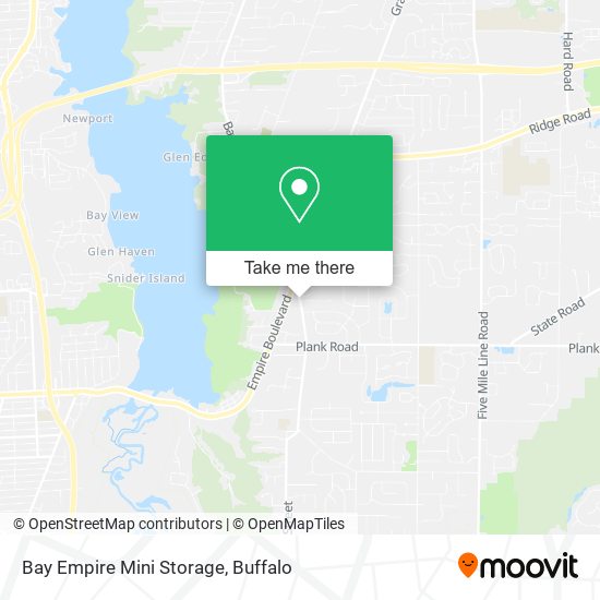 Mapa de Bay Empire Mini Storage