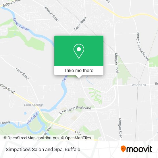 Simpatico's Salon and Spa map