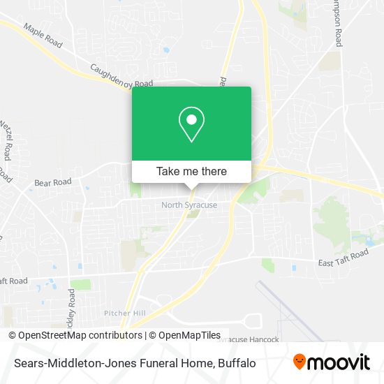 Sears-Middleton-Jones Funeral Home map