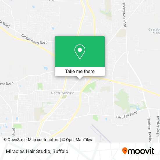 Mapa de Miracles Hair Studio