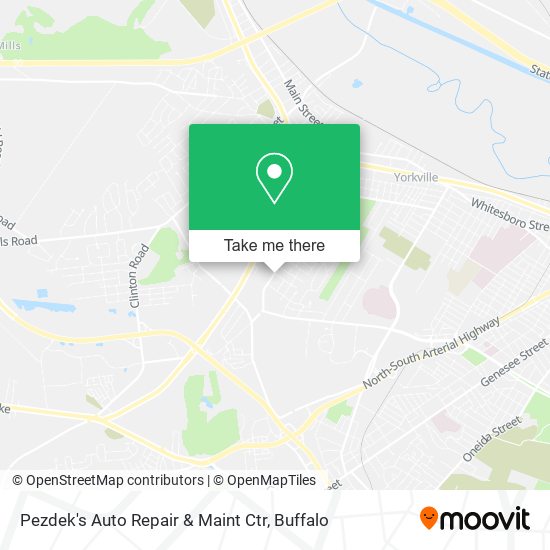 Pezdek's Auto Repair & Maint Ctr map