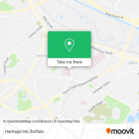 Mapa de Heritage Inn