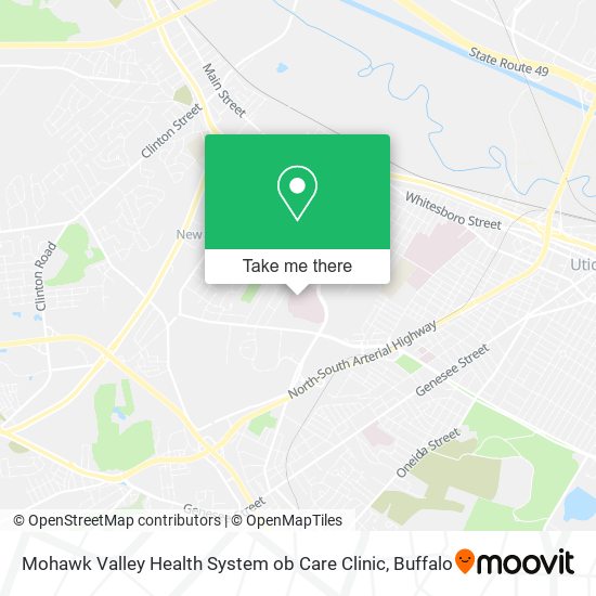 Mohawk Valley Health System ob Care Clinic map