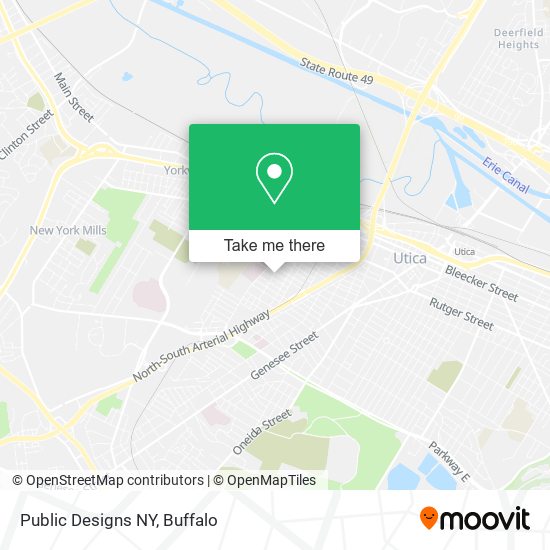 Mapa de Public Designs NY