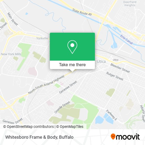 Whitesboro Frame & Body map