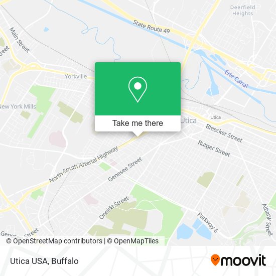 Mapa de Utica USA