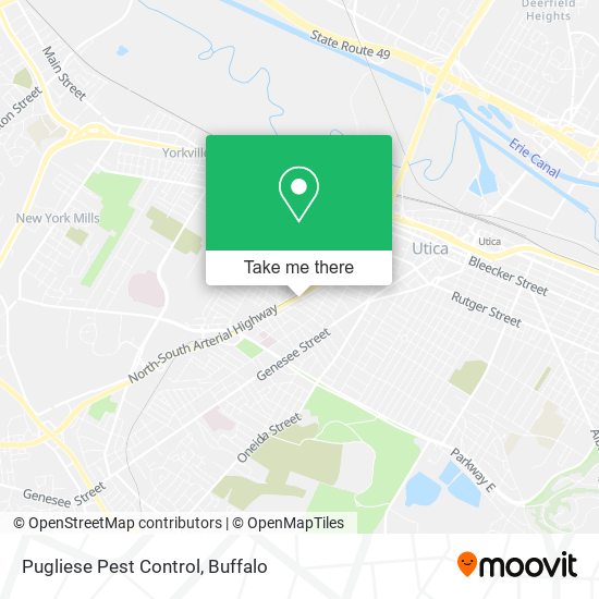 Pugliese Pest Control map