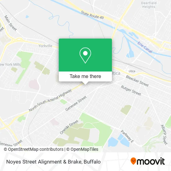 Noyes Street Alignment & Brake map