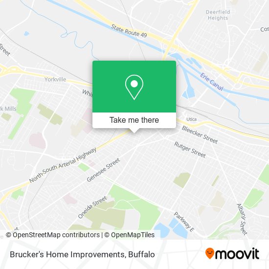 Brucker's Home Improvements map
