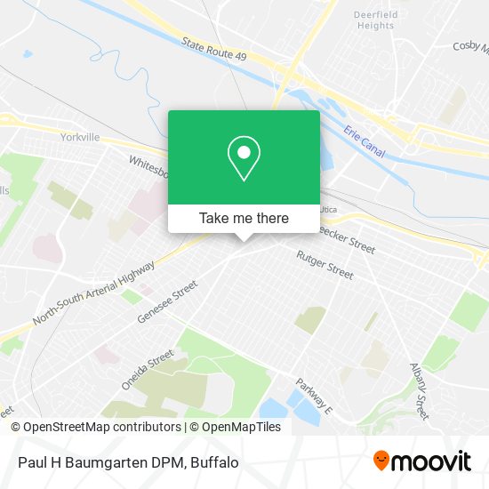 Paul H Baumgarten DPM map