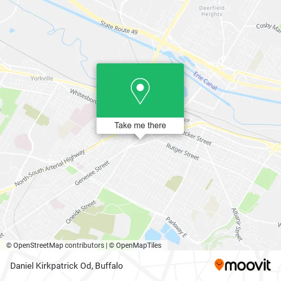 Daniel Kirkpatrick Od map