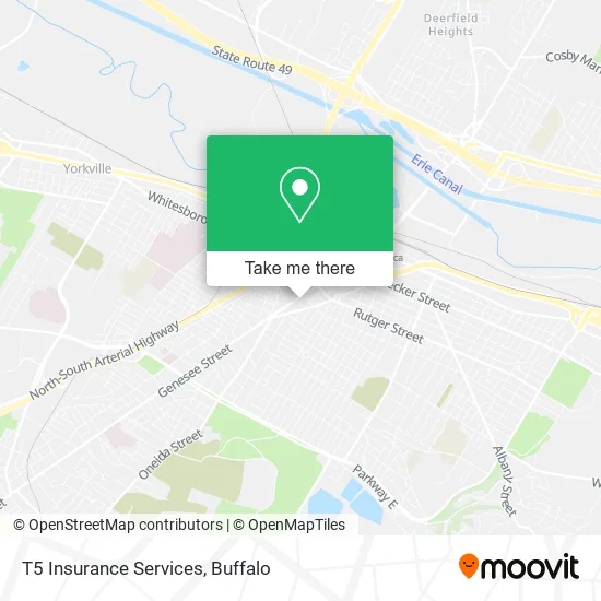 T5 Insurance Services map