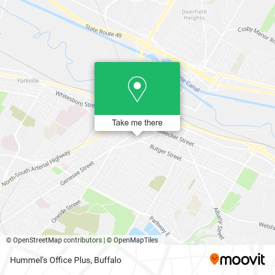 Hummel's Office Plus map