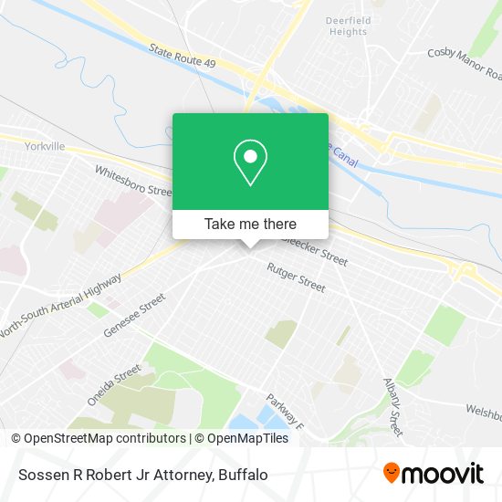Sossen R Robert Jr Attorney map