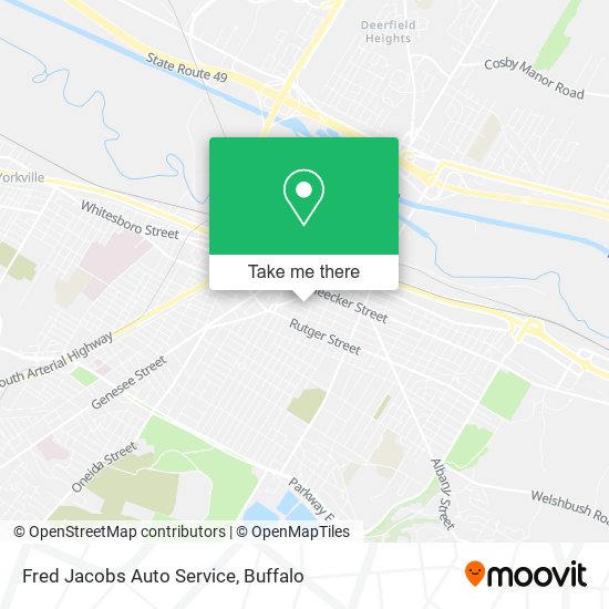 Fred Jacobs Auto Service map