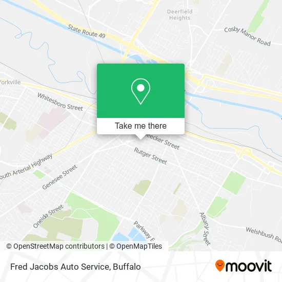 Fred Jacobs Auto Service map