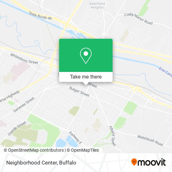 Neighborhood Center map